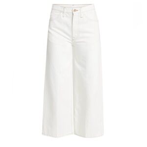FRAME - Le Italien White Wide-Leg Jeans